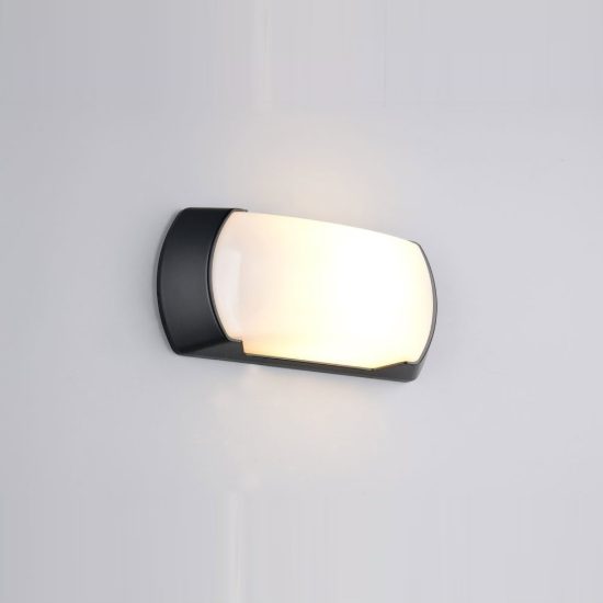 Applique da esterno ip65 moderna nera