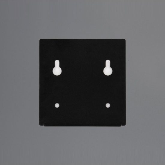 Applique da esterno ricaricabile led 1w 3000k con sensore di movimento ip44 cubica nera