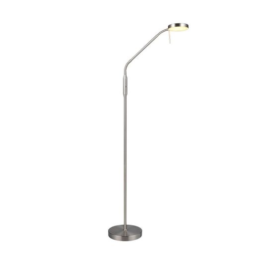 Piantana ricaricabile led 3w 2700k 4000k 6000k touch per soggiorno orientabile nichel opaco