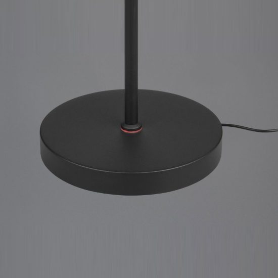 Lampada da terra ricaricabile led 3w 2700k 4000k 6000k touch per soggiorno orientabile nera