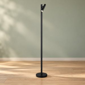 Lampada da terra ricaricabile led 3w cct 3000k 4000k 6500k touch per soggiorno orientabile nera