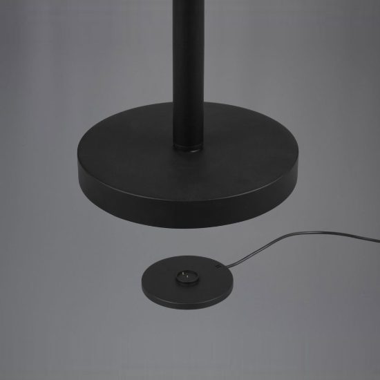 Lampada da terra ricaricabile led 3w cct 3000k 4000k 6500k touch per soggiorno orientabile nera