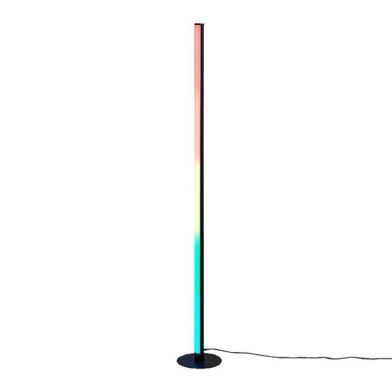 Piantana per cameretta gaming led 11w rgb con telecomando controllo del suono nera