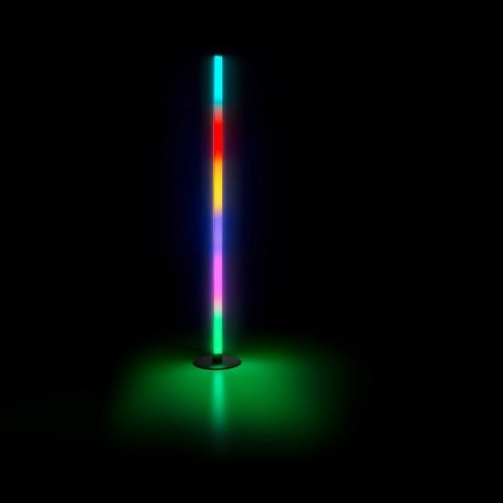 Piantana per cameretta gaming led 11w rgb con telecomando controllo del suono nera