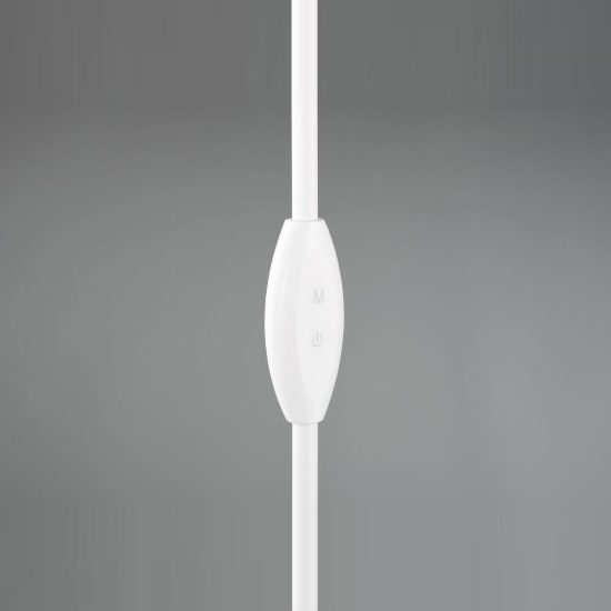 Piantana per salotto led 5w 3000k 4000k 5000k touch da lettura con collo flessibile bianca