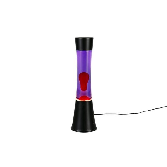 Lampada da tavolo led 2w 3000k effetto lava per cameretta con magma porpora