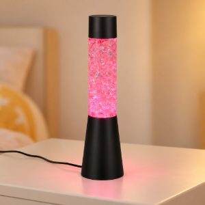 Lampada da tavolo led 0,4w rgb usb-c per cameretta effetto cubetti di ghiaccio nera