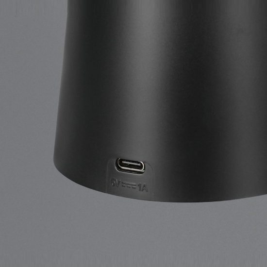 Lampada da tavolo led 0,4w rgb usb-c per cameretta effetto cubetti di ghiaccio nera