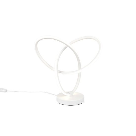 Abat-jour led 8w 4000k per comodino moderno bianco