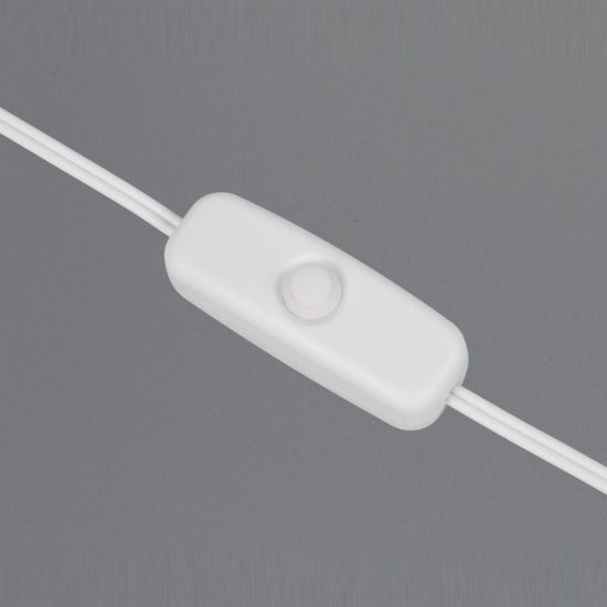 Abat-jour led 8w 4000k per comodino moderno bianco