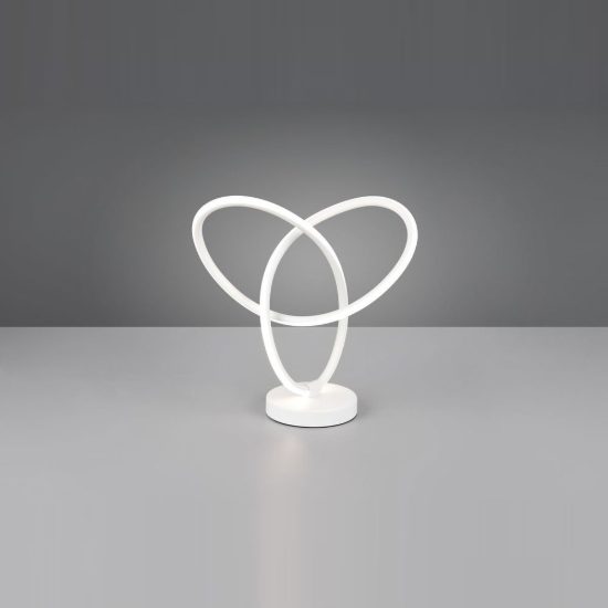 Abat-jour led 8w 4000k per comodino moderno bianco