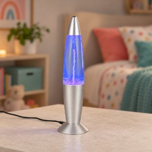 Lampada da tavolo led 0,4w rgb usb-c per cameretta effetto tornado titanio