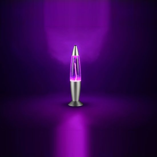 Lampada da tavolo led 0,4w rgb usb-c per cameretta effetto tornado titanio