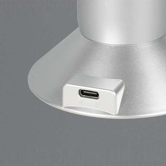 Lampada da tavolo led 0,4w rgb usb-c per cameretta effetto glitter titanio