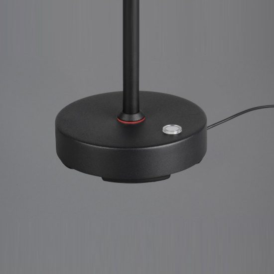 Lampada da tavolo ricaricabile led 3w 2700k 4000k 6000k touch per soggiorno orientabile nera