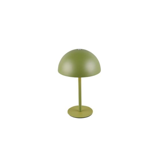 Abat-jour ricaricabile led 1,3w 3000k touch per comodino verde a forma di fungo