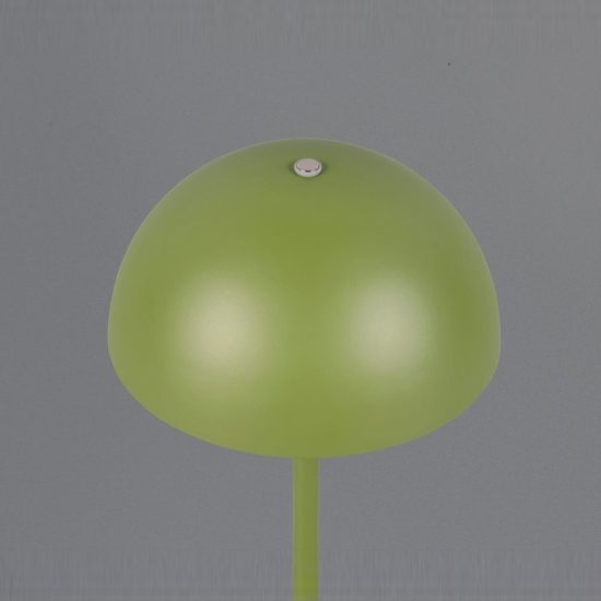 Abat-jour ricaricabile led 1,3w 3000k touch per comodino verde a forma di fungo