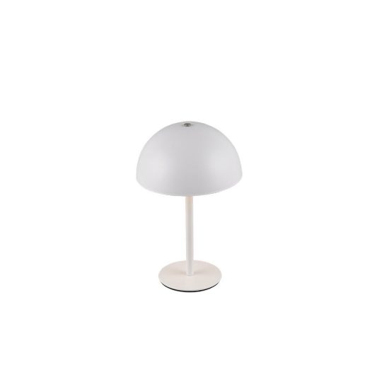Abat-jour ricaricabile led 1,3w 3000k touch per comodino bianco a forma di fungo