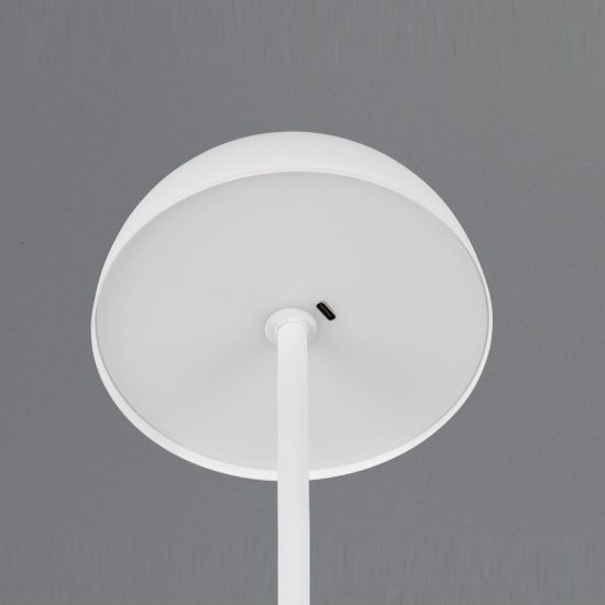 Abat-jour ricaricabile led 1,3w 3000k touch per comodino bianco a forma di fungo
