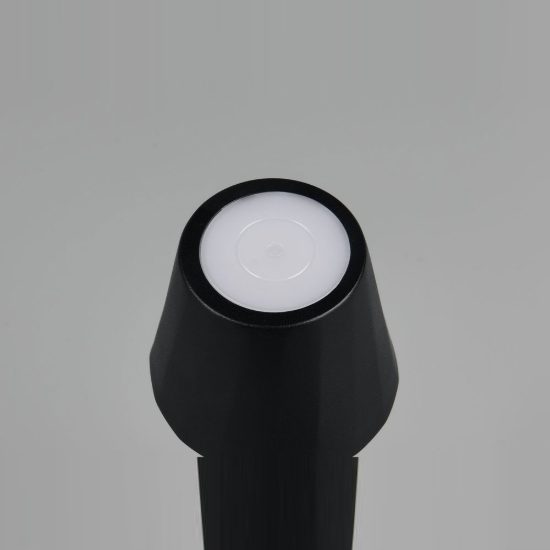 Lampada da tavolino ricaricabile da esterno led 1,6w cct 2700k 6500k touch ip44 moderna nera