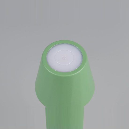 Lampada da tavolino ricaricabile da esterno led 1,6w cct 2700k 6500k touch ip44 moderna pistacchio