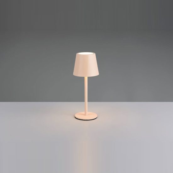 Lampada da tavolino ricaricabile da esterno led 1,6w cct 2700k 6500k touch ip44 moderna sabbia