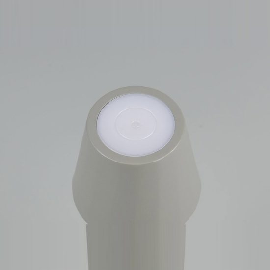 Lampada da tavolino ricaricabile da esterno led 1,6w cct 2700k 6500k touch ip44 moderna grigia