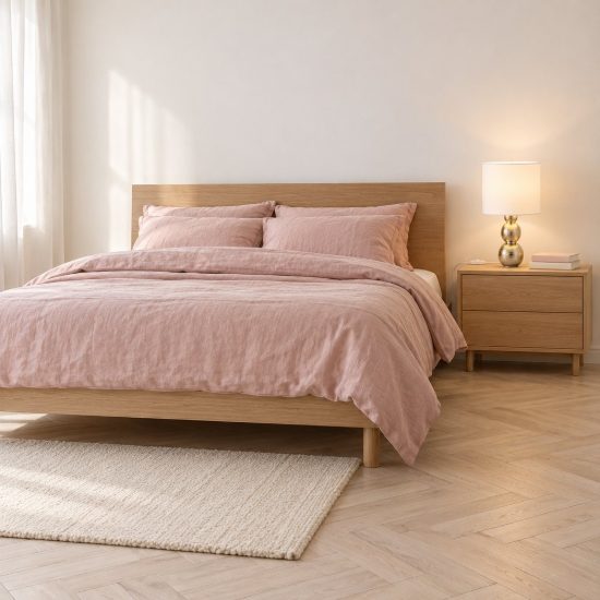 Abat-jour per comodino in ceramica oro con paralume in vetro bianco