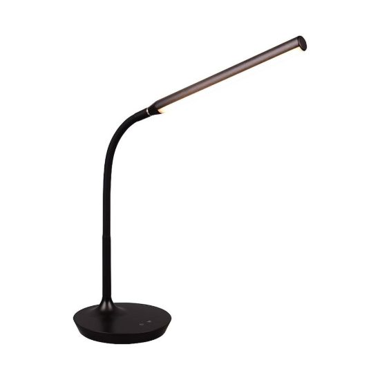 Lampada da scrivania led 5w 3000k 4000k 5000k touch per ufficio con collo flessibile nera