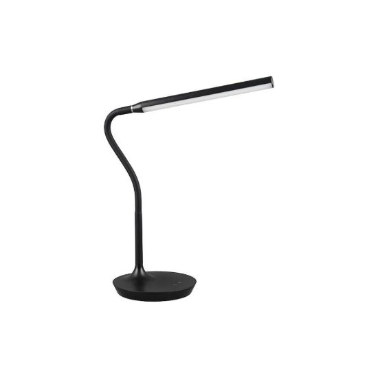 Lampada da scrivania led 5w 3000k 4000k 5000k touch per ufficio con collo flessibile nera