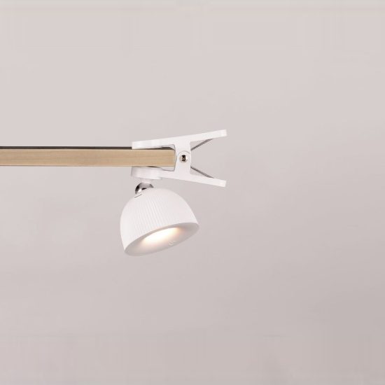 Lampada da tavolo per salotto ricaricabile led 3w 3000k touch con testa magnetica bianca