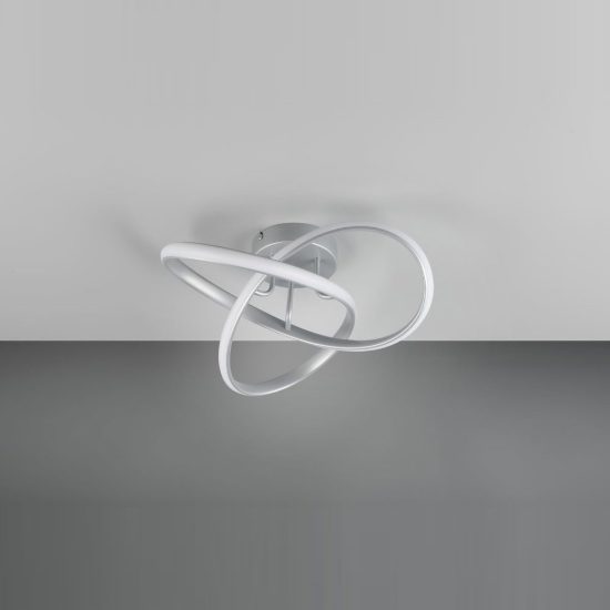 Plafoniera led 15w 3000k moderna titanio