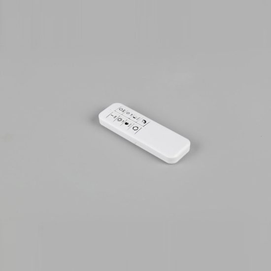 Plafoniera led 35w cct 2700k 6500k con telecomando moderna ad anelli 3d bianca