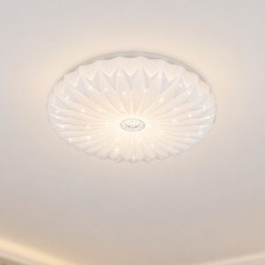 Plafoniera led 18w cct 2700k 6000k con telecomando rotonda bianca effetto cielo stellato