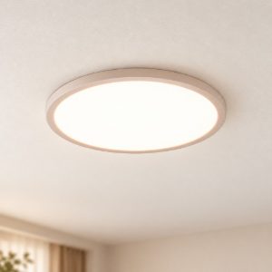 Plafoniera led 30w cct 3000k 6500k rgb con telecomando moderna rotonda bianca a luce indiretta