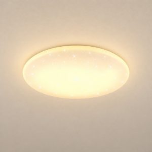 Plafoniera led 42w cct 2700k 4000k 6000k per camera da letto rotonda bianca effetto cielo stellato