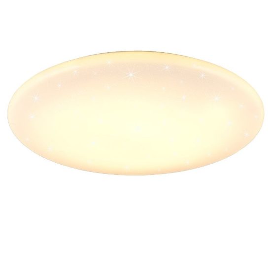 Plafoniera led 42w cct 2700k 4000k 6000k per camera da letto rotonda bianca effetto cielo stellato