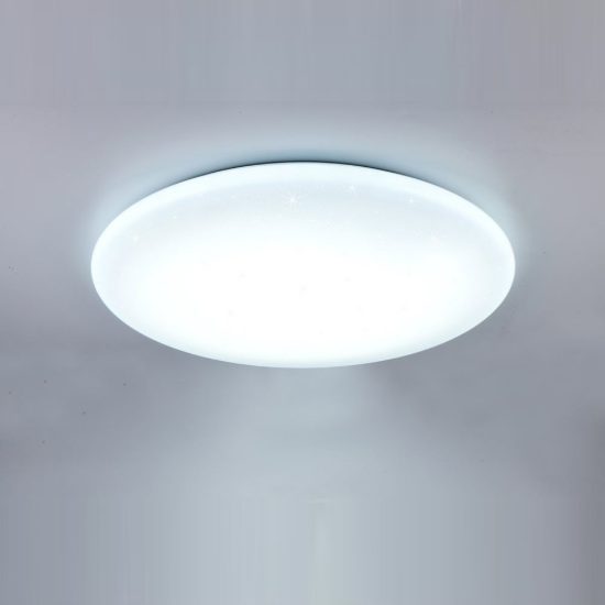 Plafoniera led 42w cct 2700k 4000k 6000k per camera da letto rotonda bianca effetto cielo stellato