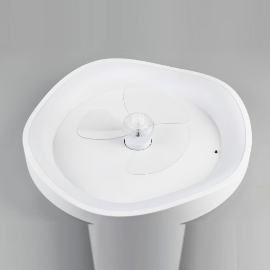Ventilatore da soffitto con luce led 35w cct 2700k 6500k con telecomando organico bianco