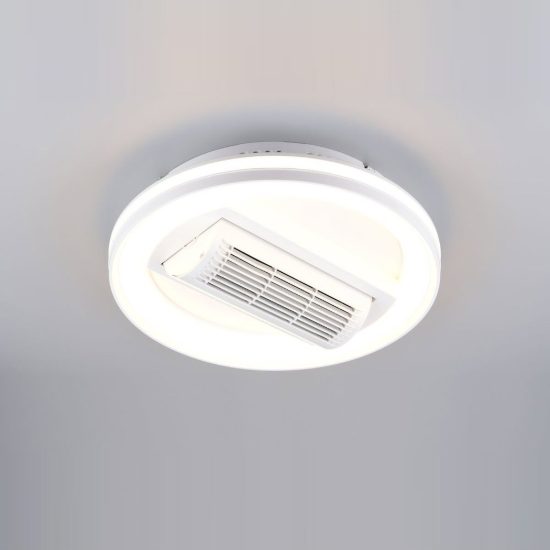 Ventilatore da soffitto con luce led 37w cct 2700k 6500k con telecomando bianco senza pale
