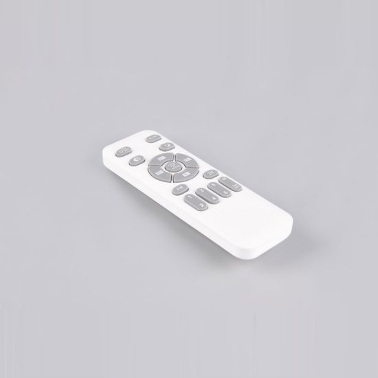 Ventilatore da soffitto led 36w cct 2700k 6500k con telecomando bianco con pale a scomparsa trasparenti