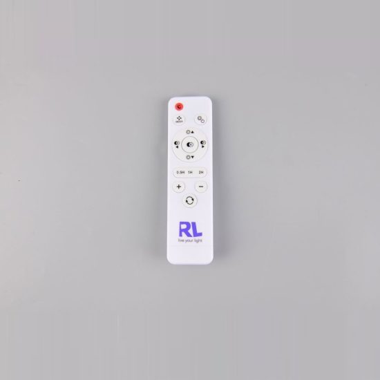 Ventilatore da soffitto con luce led 20w cct 2700k 6500k con telecomando ip44 da esterno bianco