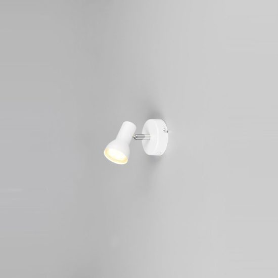 Faretto da soffitto per salotto orientabile moderno bianco