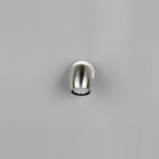 Applique per comodino camera da letto orientabile moderna metallo nichel opaco con interruttore