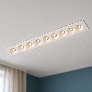 Cestello faretti bianchi da incasso led 20w 3000k isyluce exacta
