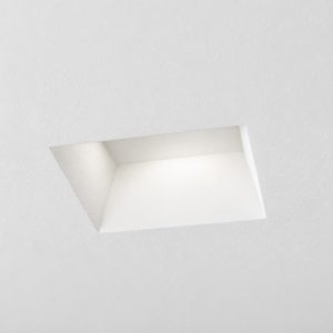 Faretto gesso incasso controsoffitto quadrato gea luce bianca