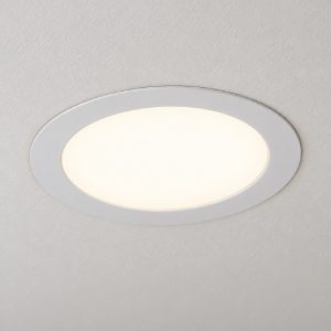 Faretto da incasso led 18w 4000k rotondo bianco per controsoffitto