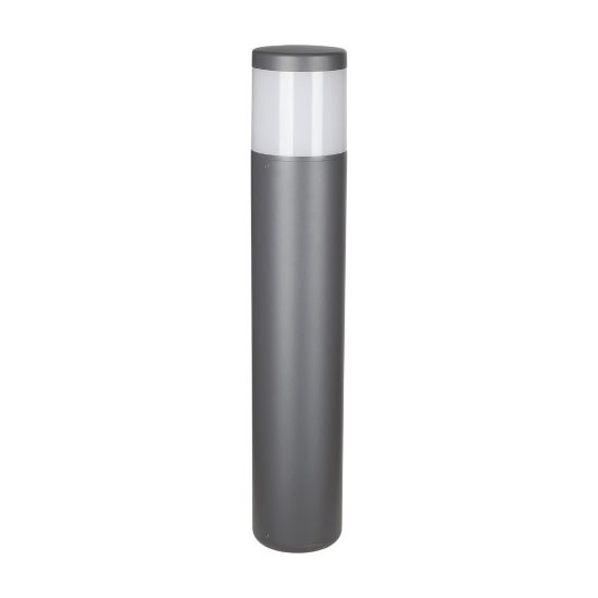 Lampione da giardino ip65 h65cm moderno grigio scuro