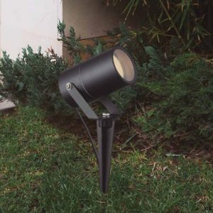 Faretto da esterno giardino moderno nero ip65 orientabile