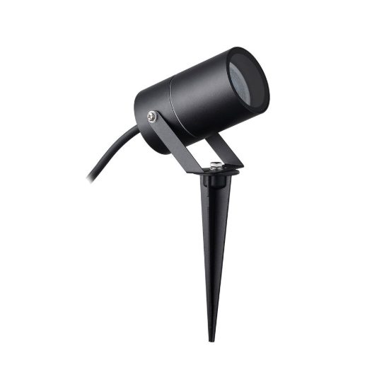 Faretto da esterno giardino moderno nero ip65 orientabile